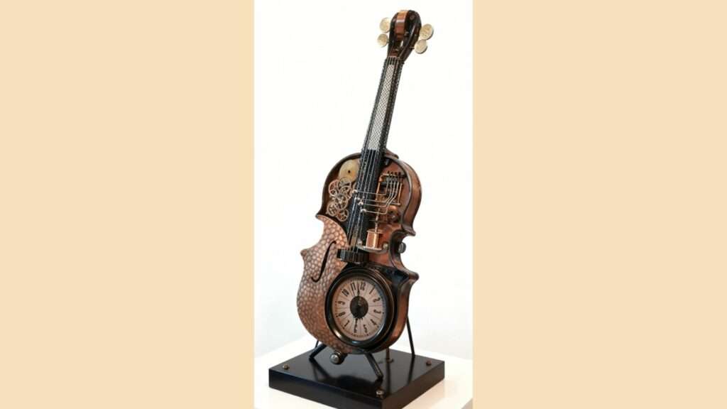 Illustration de l’article : Violon steampunk assemblage