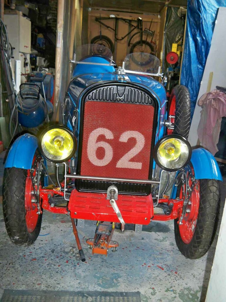Rosengart sport pointe Bordino de 1930, bleue